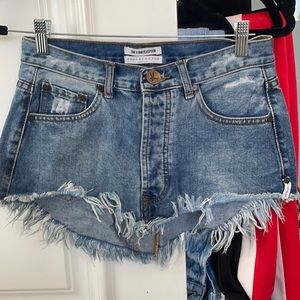 One Teaspoon Denim Skirt